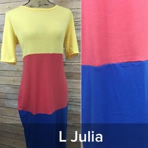 Colorblock Julia L LuLaRoe NWT